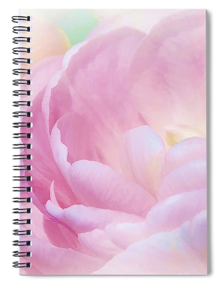 Flowers Spiral Notebook featuring the photograph Heaven Sent Peony of Spring by Elaine Manley