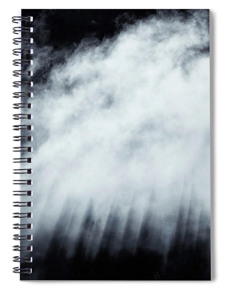 Sunbeams Spiral Notebook featuring the photograph Heavenly by Michael Dawson