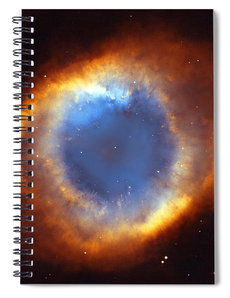 Helix Spiral Notebook featuring the photograph Helix Nebula by Ricky Barnard