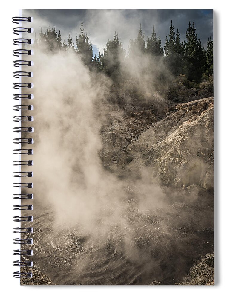 Hells Gate Spiral Notebook featuring the photograph Hells Gate by Racheal Christian