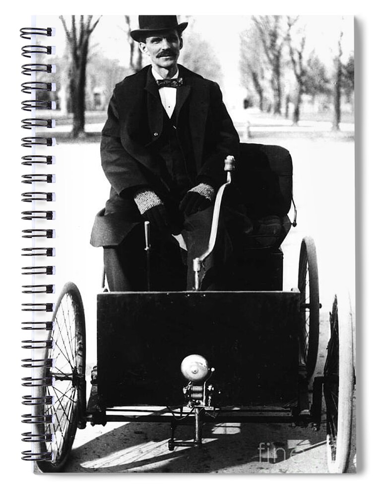 Business Spiral Notebook featuring the photograph Henry Ford, American Industrialist by Science Source