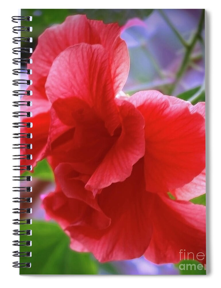 Hibiscus Spiral Notebook featuring the photograph Hibiscus In Art by Jasna Dragun