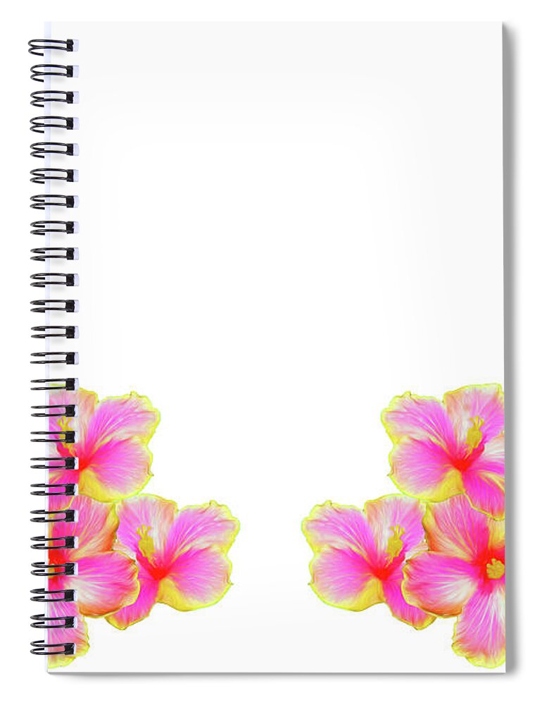Hibiscus Flowers Spiral Notebook featuring the photograph Hibiscus by Sheila Smart Fine Art Photography