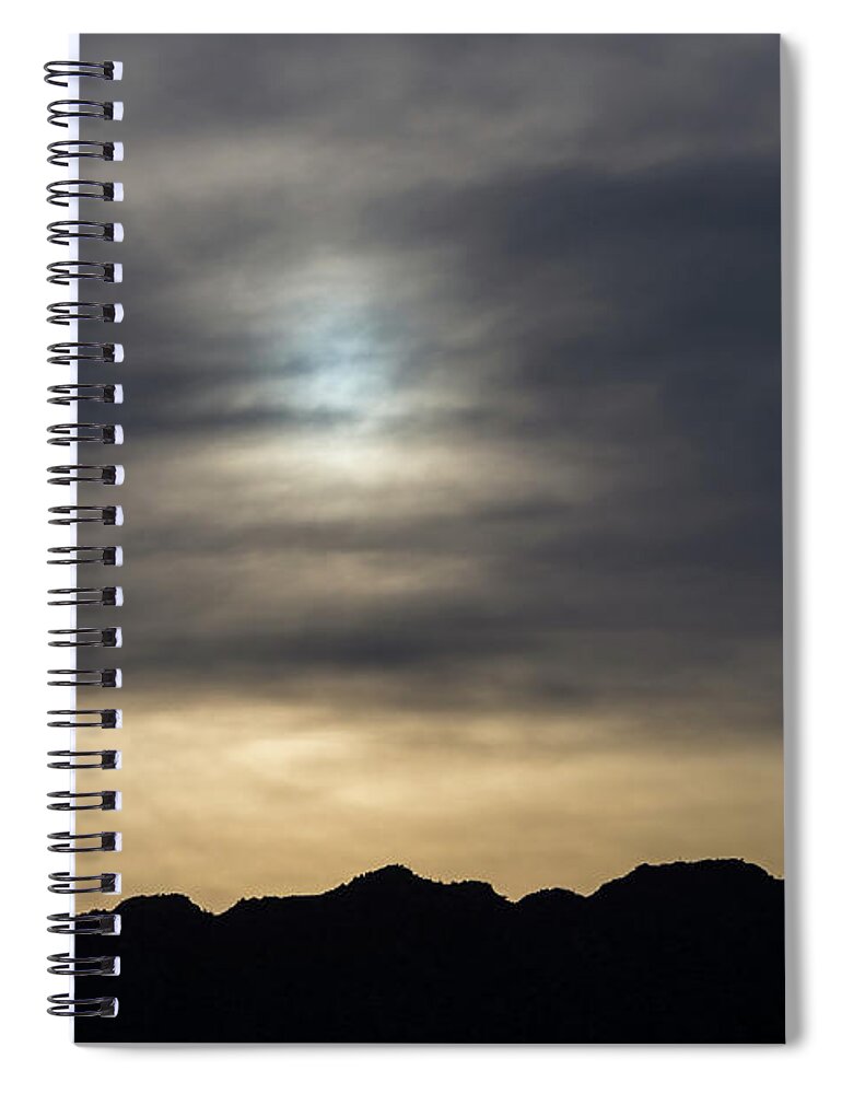Sunrise Spiral Notebook featuring the photograph Hidden Sunrise by Douglas Killourie