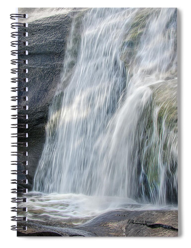 High Falls Spiral Notebook featuring the photograph High Falls Three by Steven Richardson