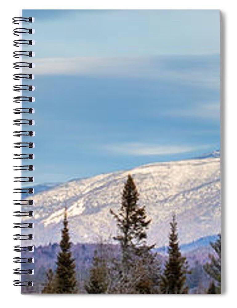 Mountains Spiral Notebook featuring the photograph High Peaks by Phil Spitze