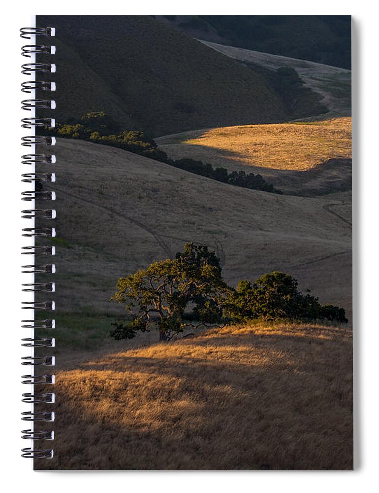 Hill Top Ranch Spiral Notebook featuring the photograph Hill Top Ranch by Derek Dean