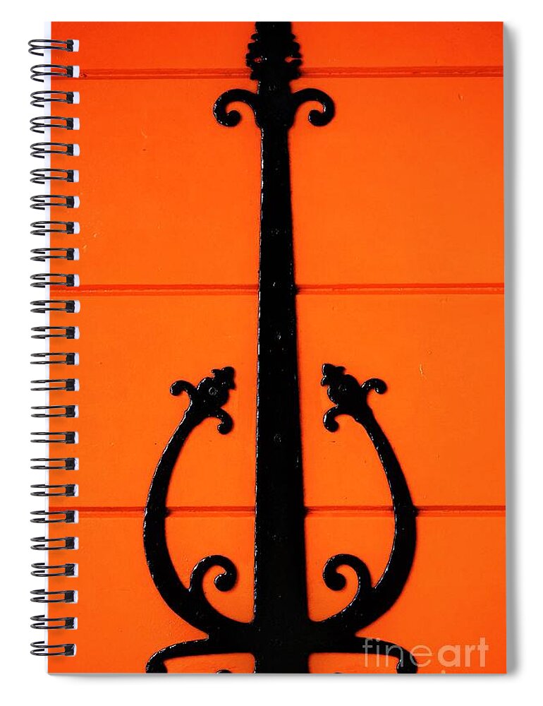 Hinge Spiral Notebook featuring the photograph Hinged by Merle Grenz