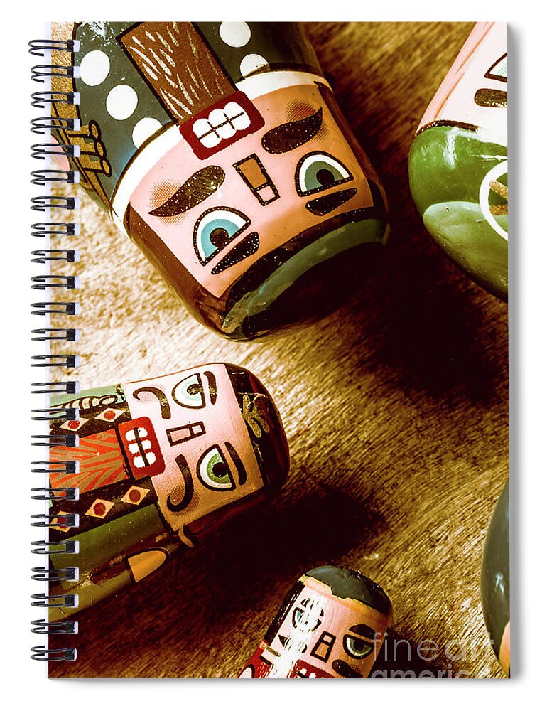 Historic Spiral Notebook featuring the photograph Historic toys by Jorgo Photography