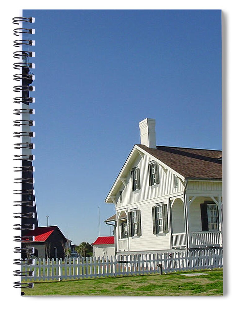 Tybee Island Spiral Notebook featuring the photograph Historic Tybee Island Lighthouse II by Suzanne Gaff
