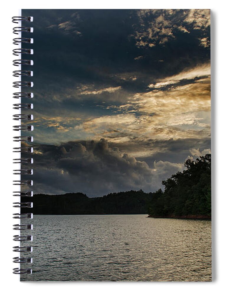 Hiwassee Lake Spiral Notebook featuring the photograph Hiwassee Lake From Hanging Dog Recreation Area by Greg and Chrystal Mimbs