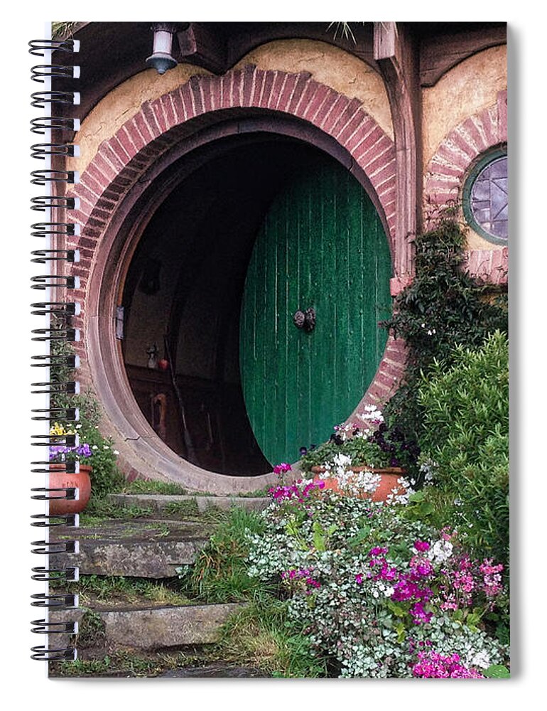 Photograph Spiral Notebook featuring the photograph Hobbit House by Richard Gehlbach