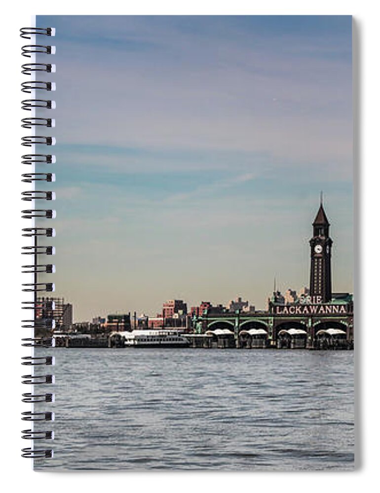 Hoboken Spiral Notebook featuring the photograph Hoboken New Jersey Skyline by Thomas Marchessault