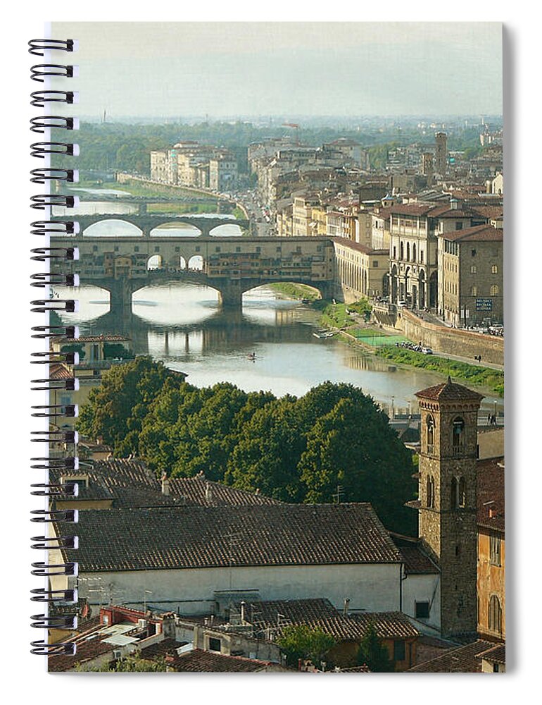 Travel Spiral Notebook featuring the photograph Holding On To Your Love by Lucinda Walter
