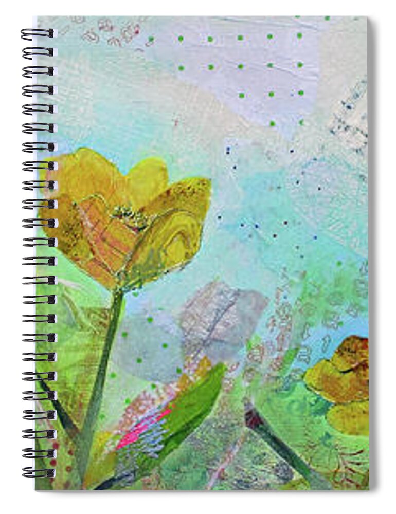 Tulip Spiral Notebook featuring the painting Holland Tulip Festival I by Shadia Derbyshire