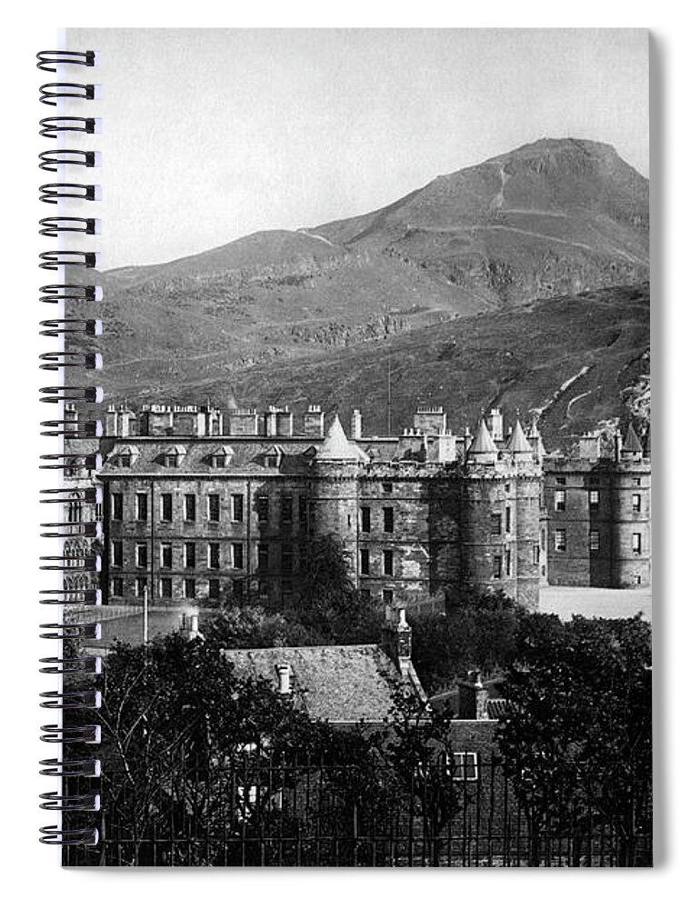 James Valentine Spiral Notebook featuring the photograph Holyrood From Calton Hill by Lee Santa