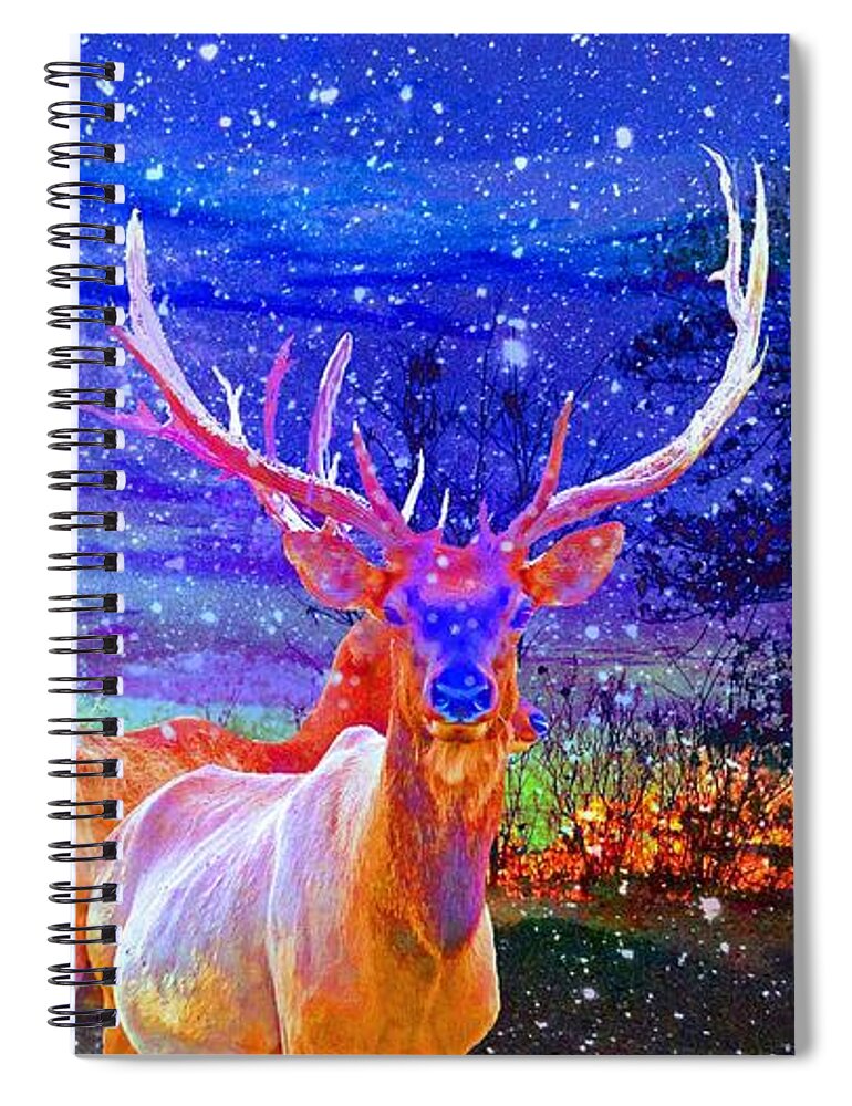 Home For The Holidays Spiral Notebook featuring the photograph Home for the Holidays by Mike Breau