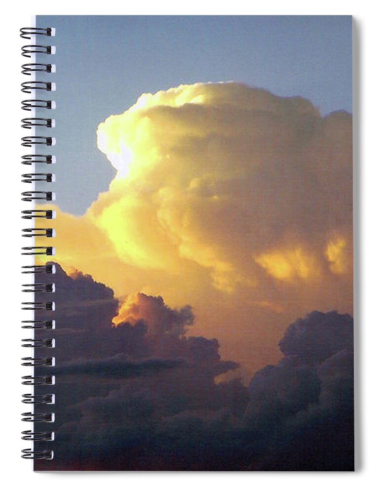 Clouds Spiral Notebook featuring the photograph Hopes and Dreams by Brian Commerford