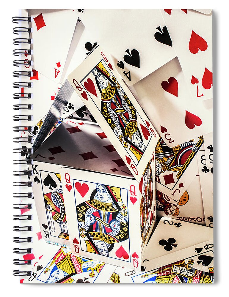 House Spiral Notebook featuring the photograph House edge by Jorgo Photography