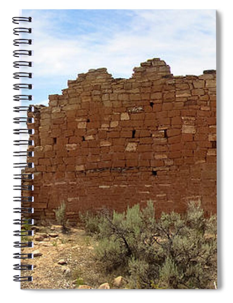 Hovenweep Spiral Notebook featuring the photograph Hovenweep by K Bradley Washburn