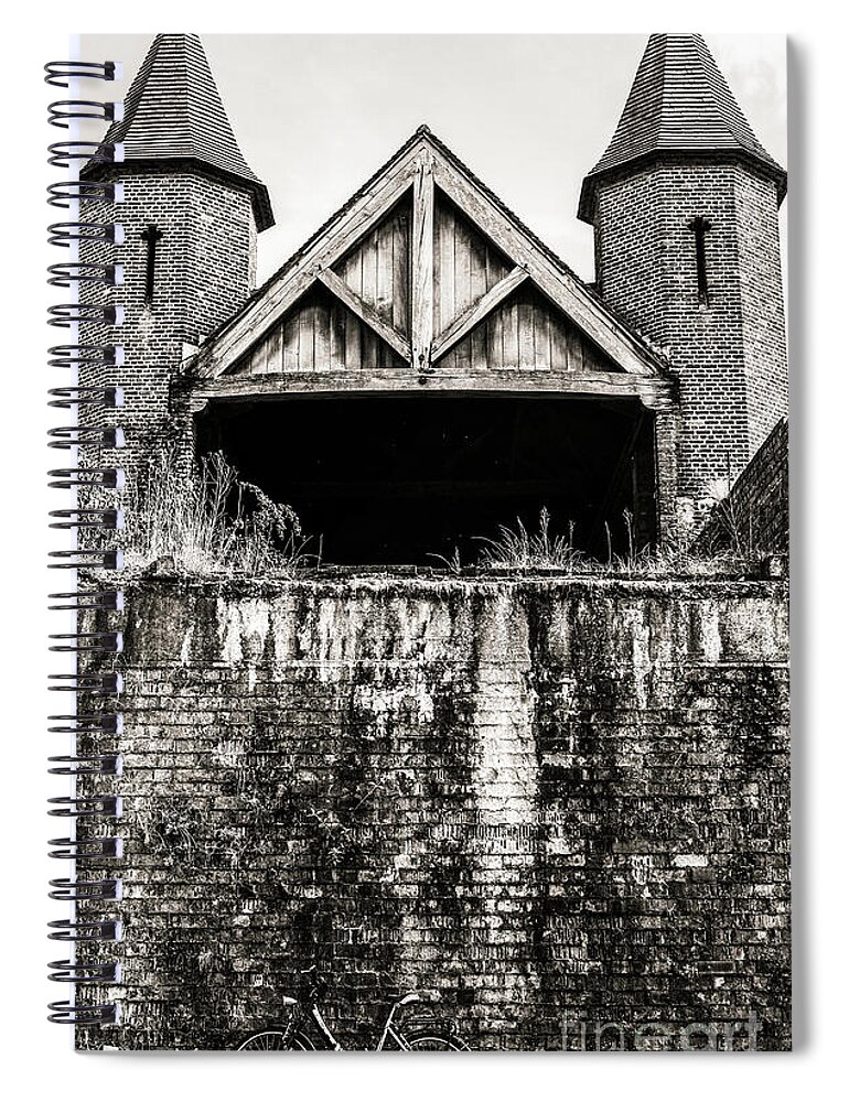 Beautiful Bruges Series By Lexa Harpell Spiral Notebook featuring the photograph How Times Have Changed by Lexa Harpell
