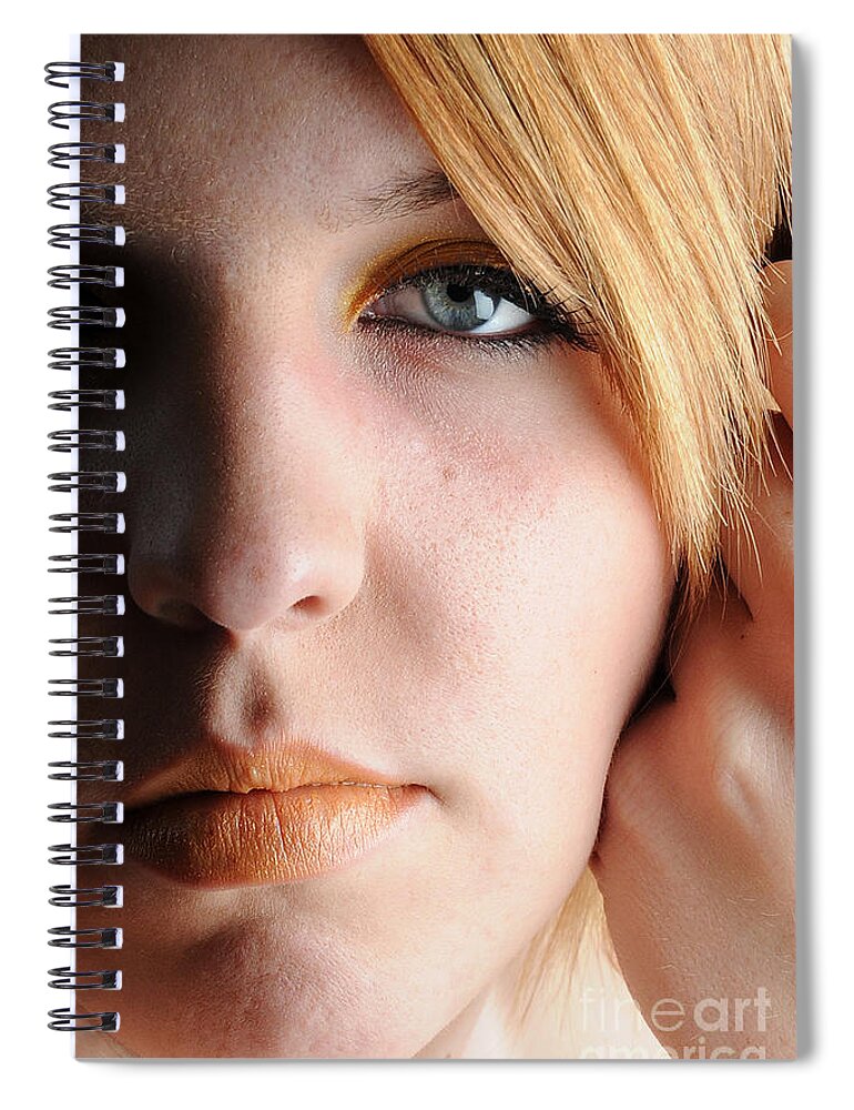Artistic Spiral Notebook featuring the photograph Hypnotic trance by Robert WK Clark