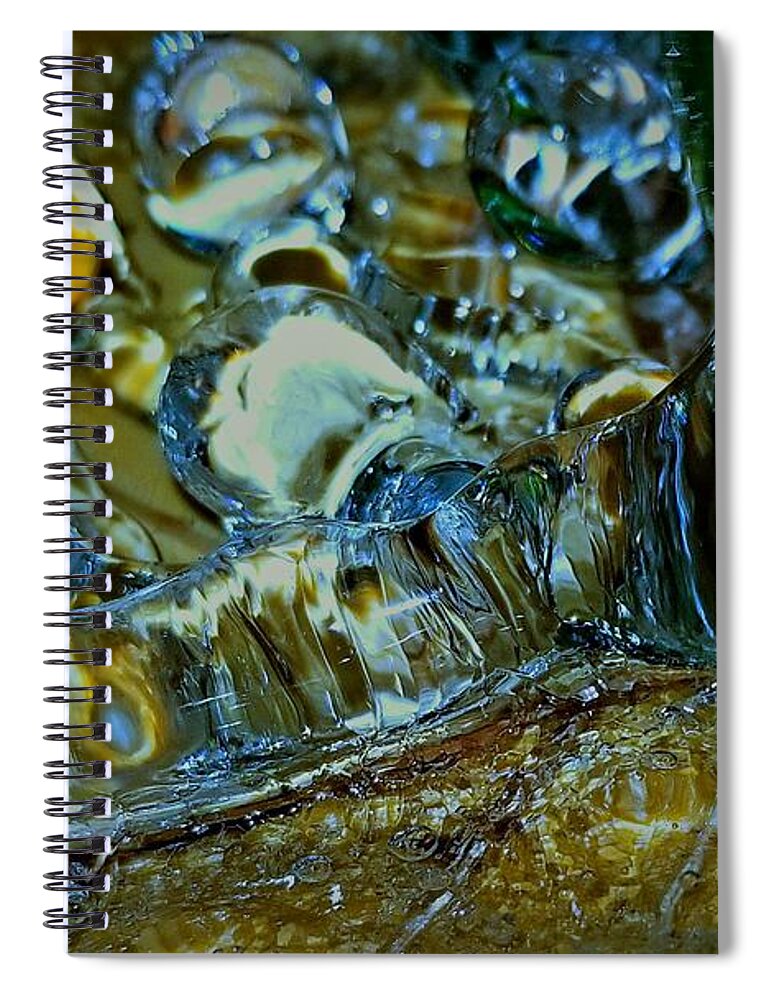 Uther Spiral Notebook featuring the photograph Icester Bunny 2 by Uther Pendraggin