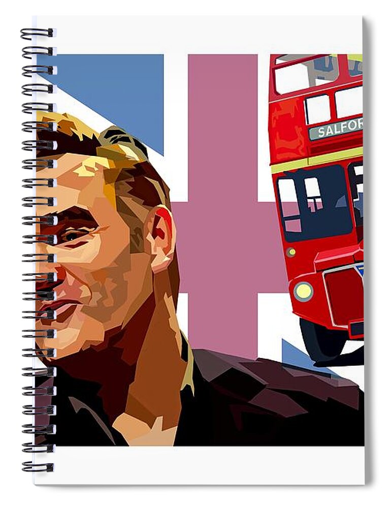 Morrissey Spiral Notebook featuring the photograph If A Double Decker Bus by Mal Bray
