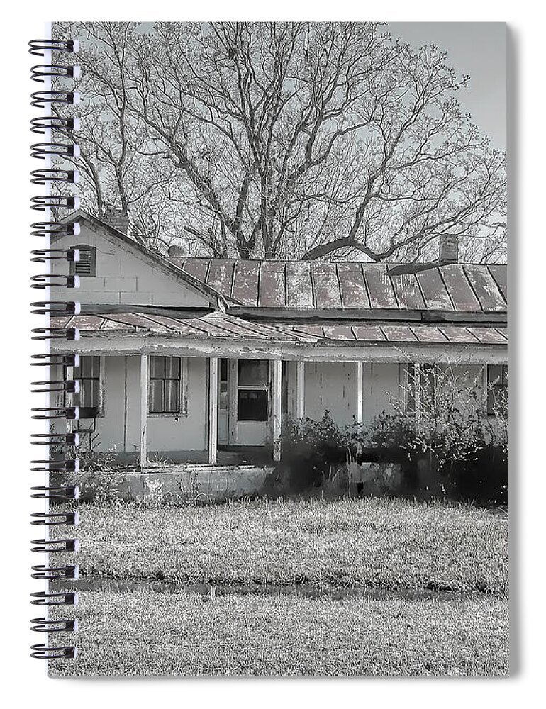 Victor Montgomery Spiral Notebook featuring the photograph If Walls Could Talk by Vic Montgomery