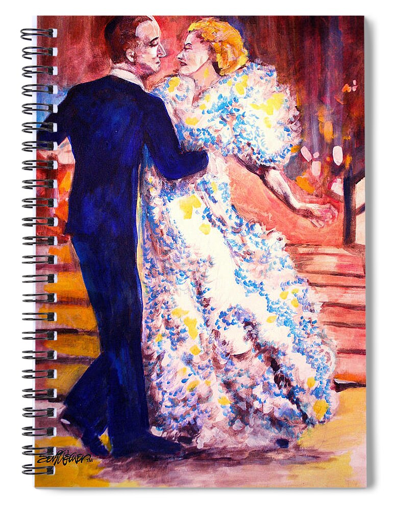 I'm In Heaven Spiral Notebook featuring the painting I'm In Heaven by Seth Weaver