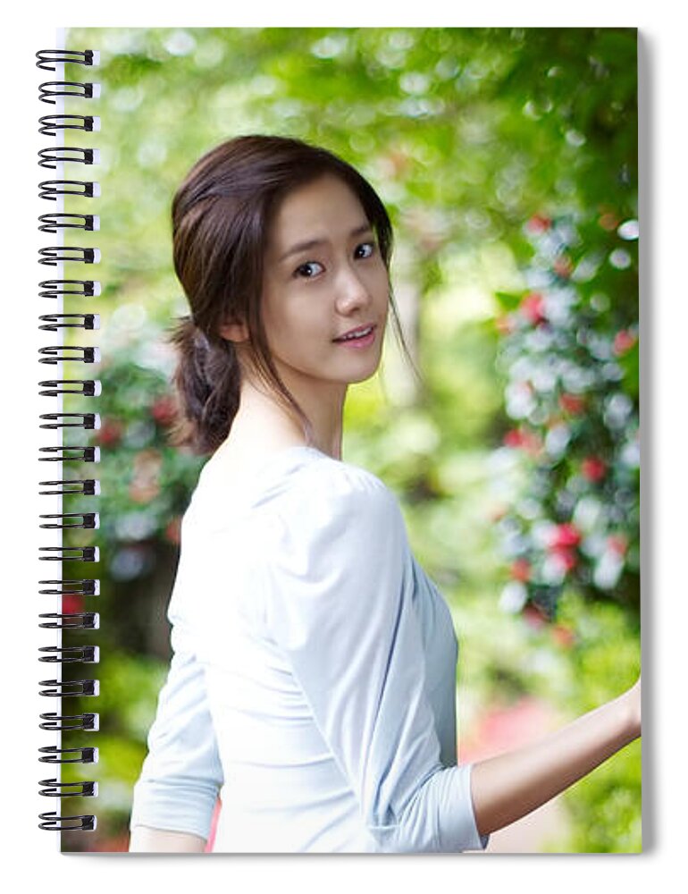 Im Yoona Spiral Notebook featuring the photograph Im Yoona by Jackie Russo