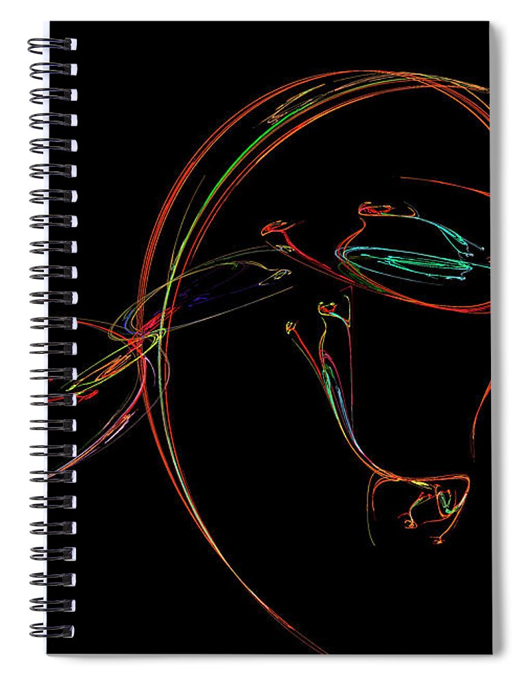 Wall Art Spiral Notebook featuring the photograph Imagine by Kelly Holm