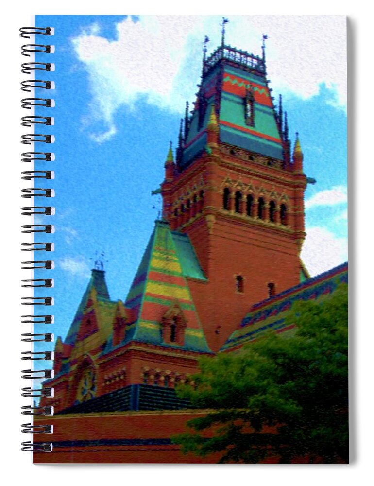 Victorian Spiral Notebook featuring the digital art Impressions of Sculpted Color by Vincent Green