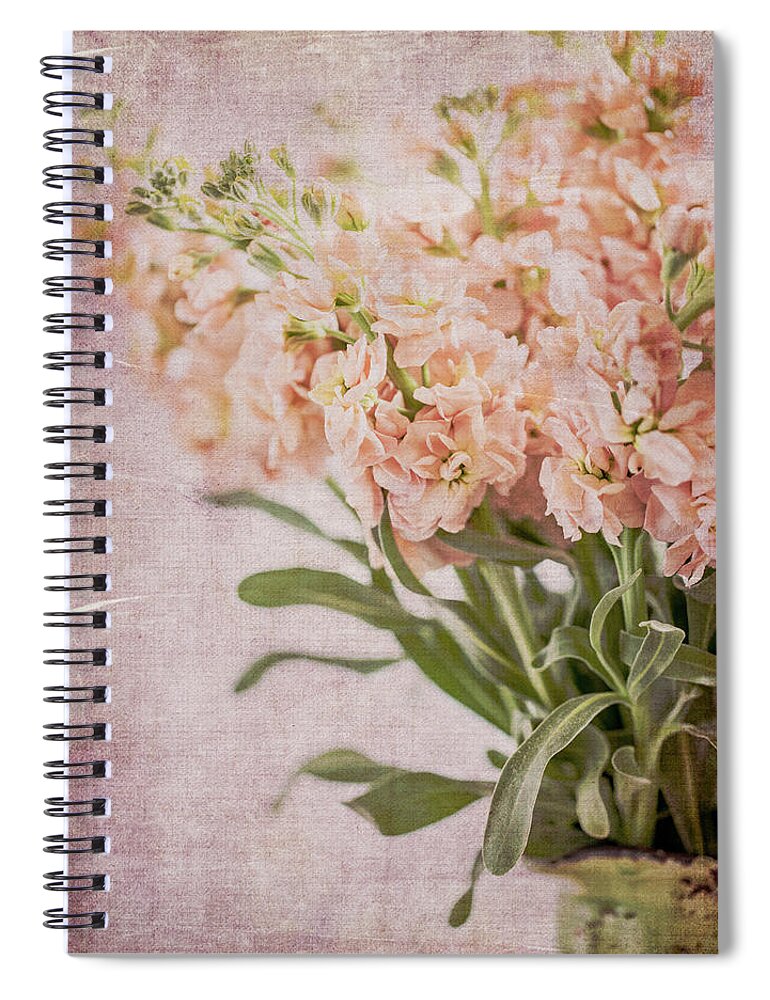 Flowers Spiral Notebook featuring the photograph In a Vase #2 by Rebecca Cozart