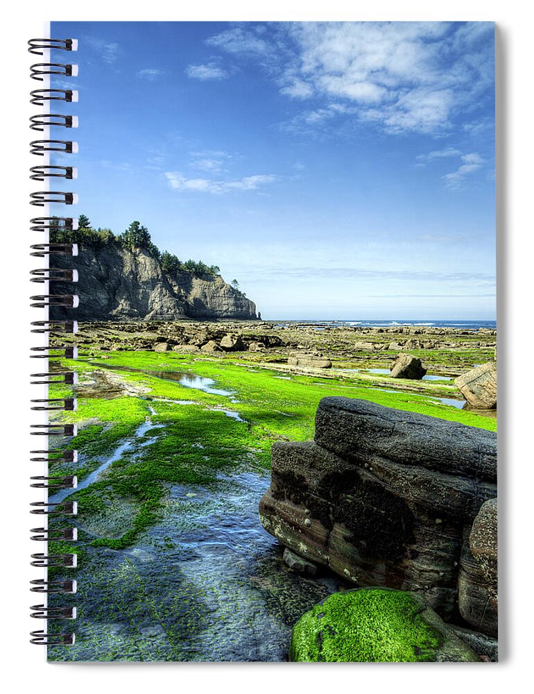 In-between Worlds Spiral Notebook featuring the photograph In-between worlds by Weston Westmoreland