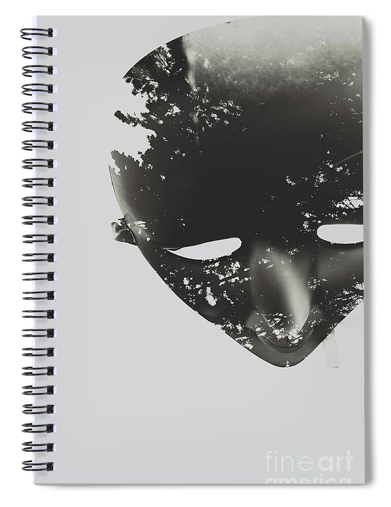 Creation Spiral Notebook featuring the photograph In creation of thought by Jorgo Photography