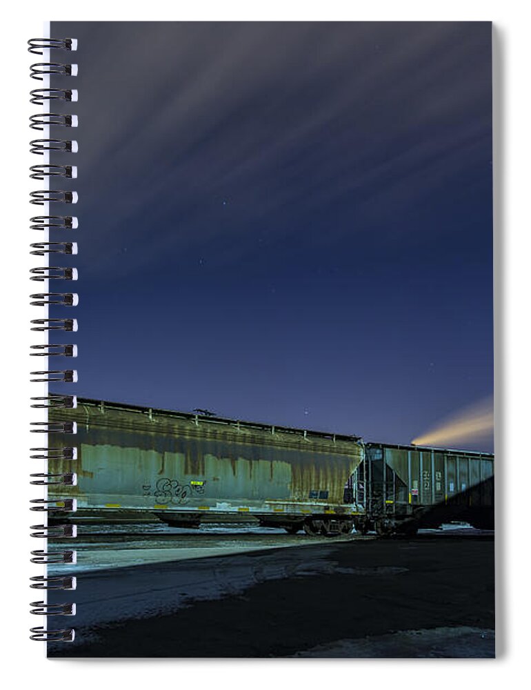 Www.cjschmit.com Spiral Notebook featuring the photograph In the Chill by CJ Schmit