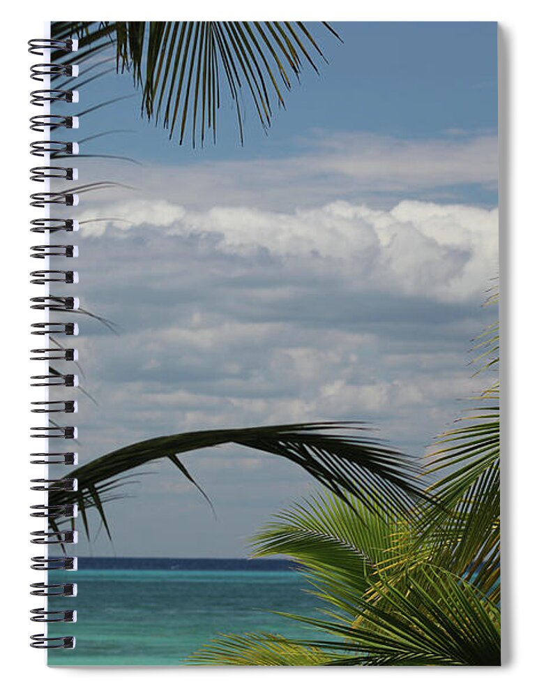 Mexico Spiral Notebook featuring the photograph In the clouds by Wilko van de Kamp Fine Photo Art