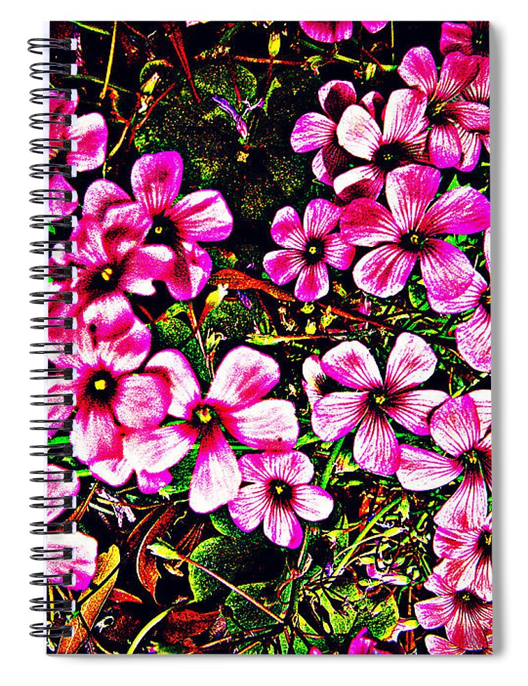 Garden Spiral Notebook featuring the photograph In the Garden by Leslie Revels