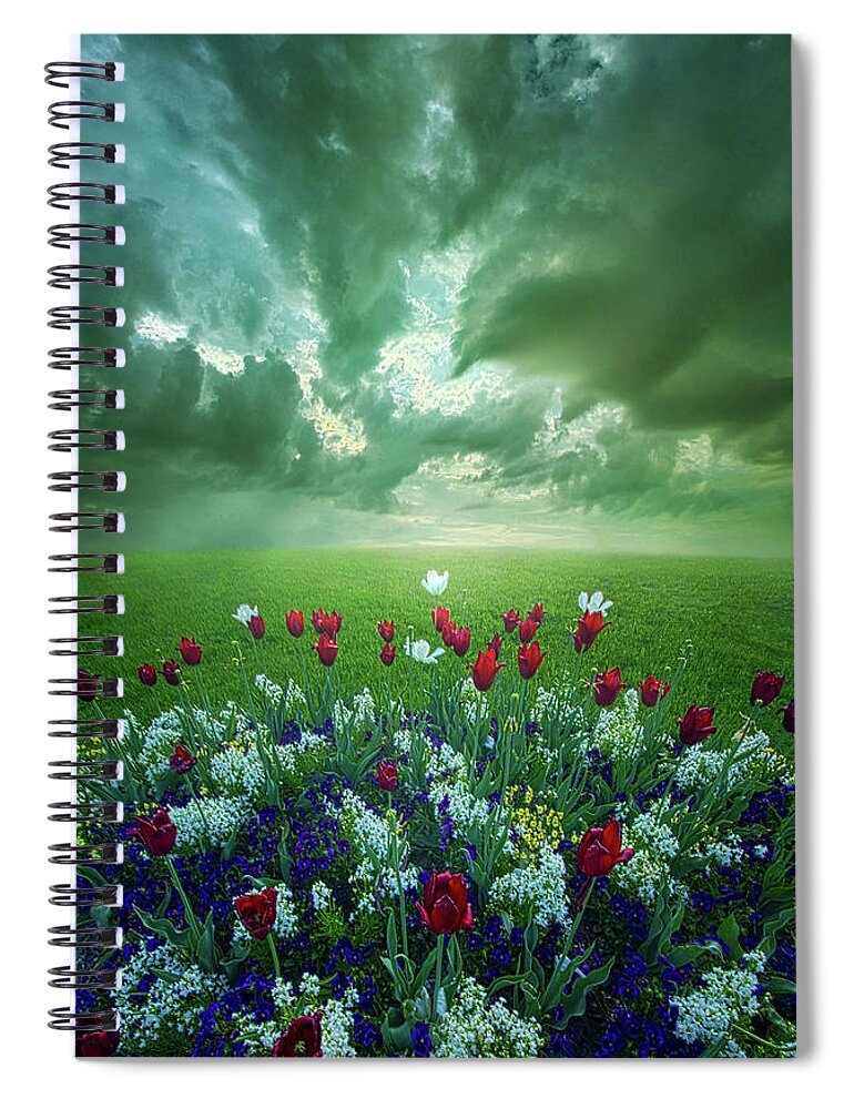 Travel Spiral Notebook featuring the photograph In The Hearts Of The Children by Phil Koch