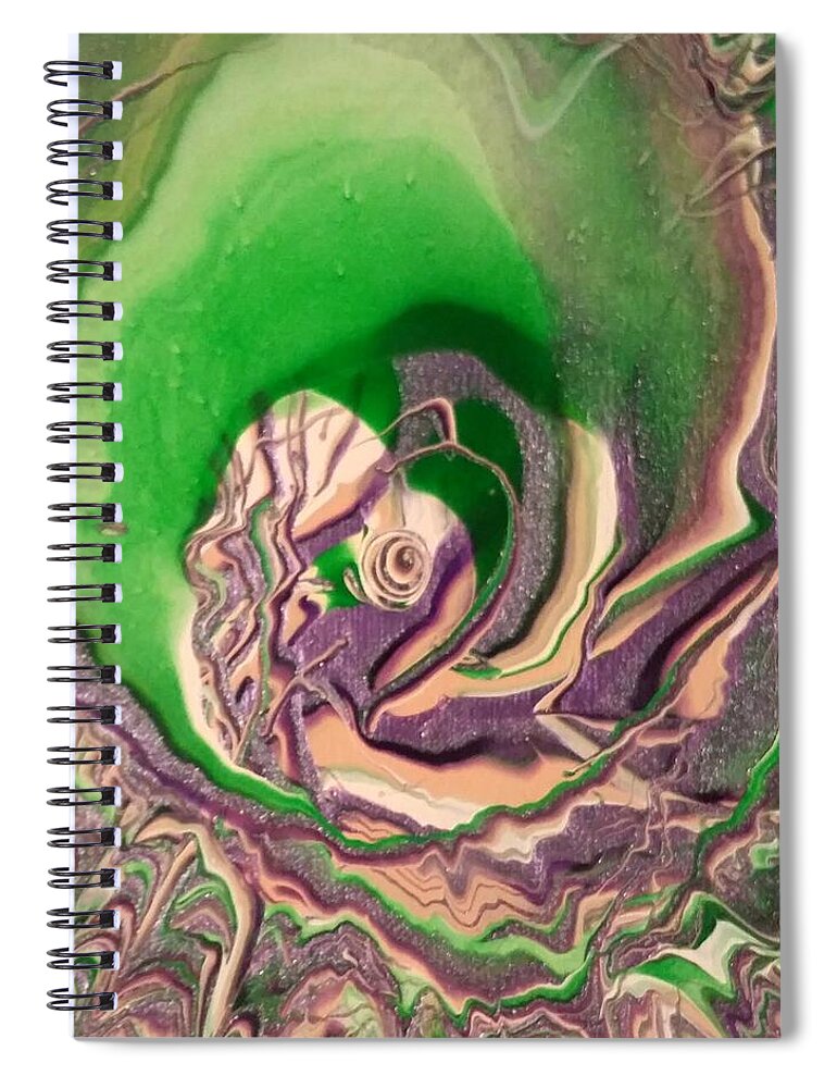 Lori Kingston Spiral Notebook featuring the painting In The Spotlight by Lori Kingston