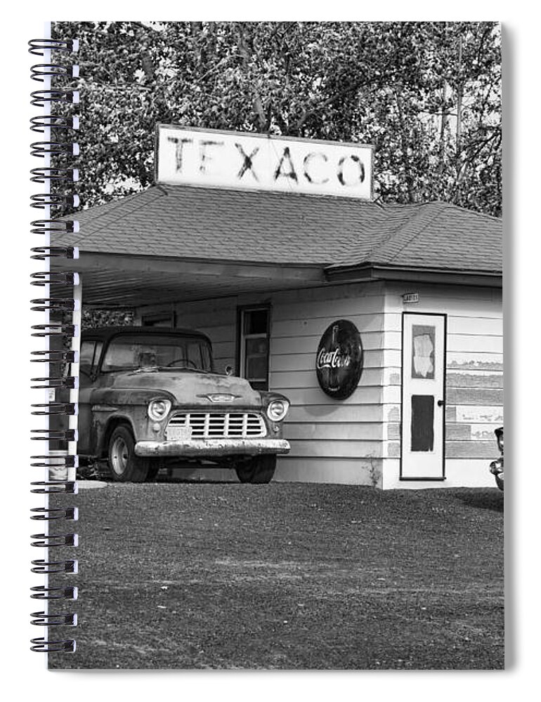 police Car Spiral Notebook featuring the photograph In Waiting by Paul DeRocker
