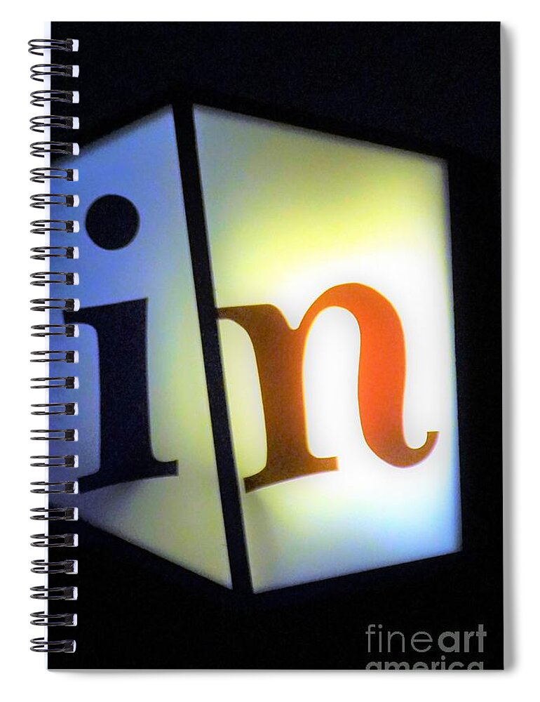 Words Spiral Notebook featuring the photograph In1 by Merle Grenz