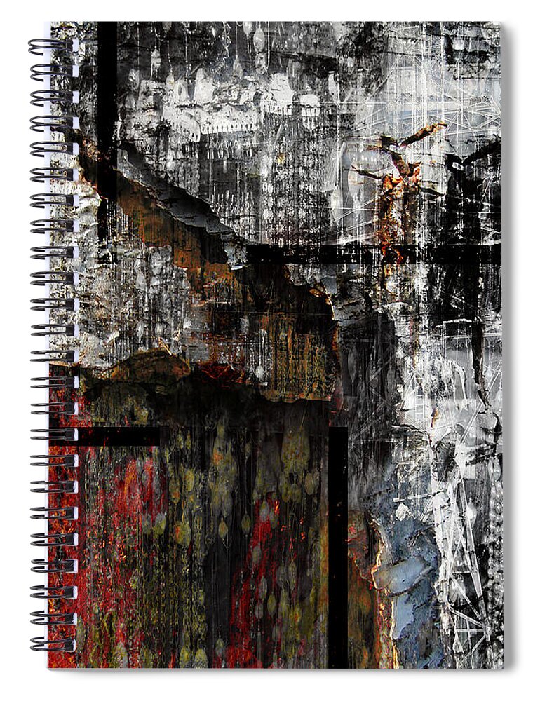 Inception Spiral Notebook featuring the digital art Inception by Ken Walker