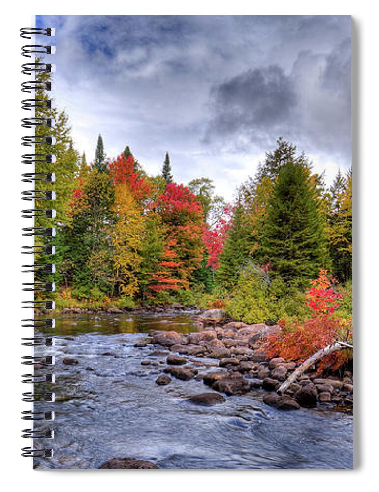 Landscapes Spiral Notebook featuring the photograph Indian Rapids by David Patterson