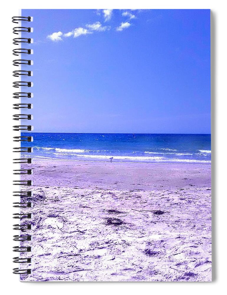 Beach Spiral Notebook featuring the photograph Indian Rocks Beach by Suzanne Berthier