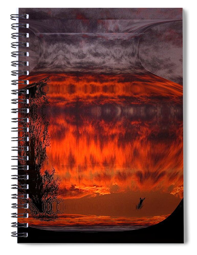Sunrise Spiral Notebook featuring the photograph Indian Summer Sunrise by Joyce Dickens