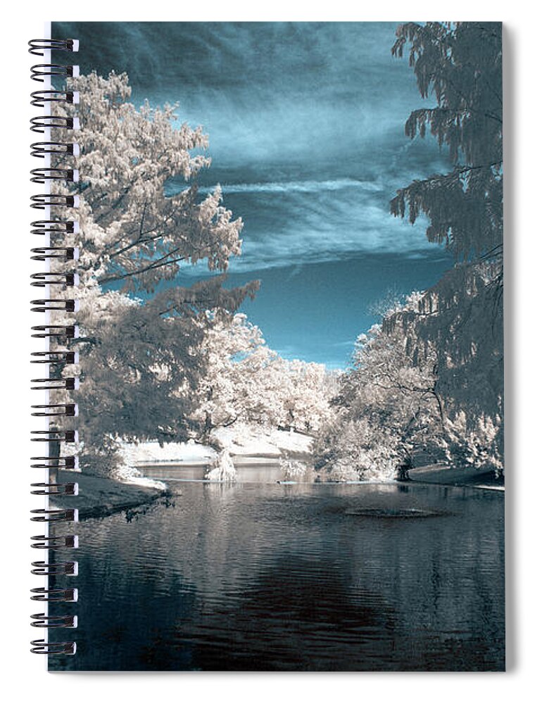 Joshua Mimbs Spiral Notebook featuring the photograph Infrared by FineArtRoyal Joshua Mimbs