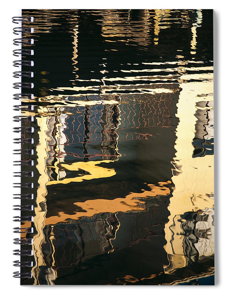 Abstract Spiral Notebook featuring the photograph Inn by Robert Potts