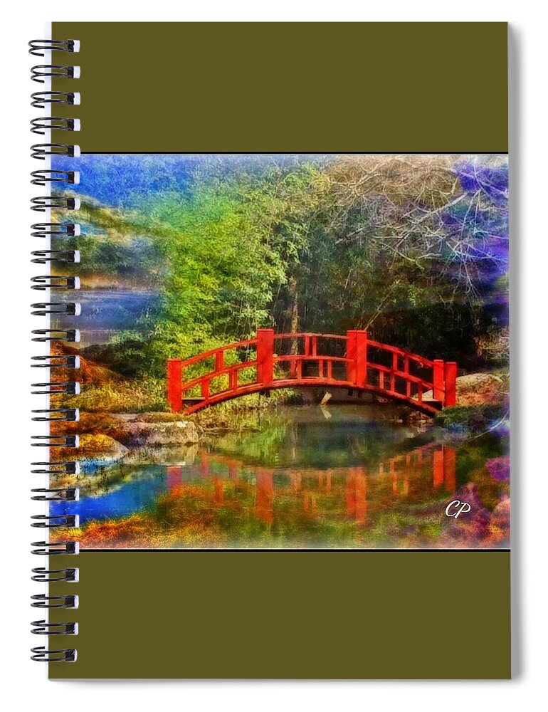 Bridge Spiral Notebook featuring the photograph Inner bridges by Christine Paris